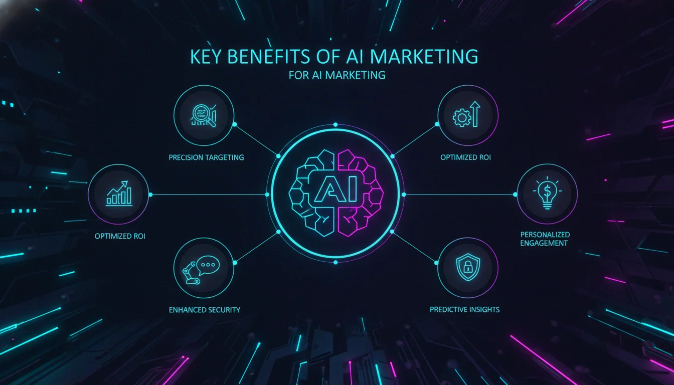 Concept illustration for Key Benefits of AI Marketing