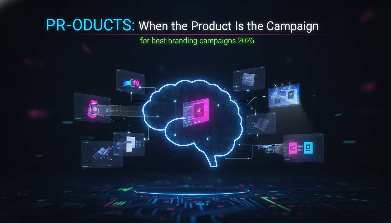 Visual guide to PR-oducts: When the Product Is the Campaign