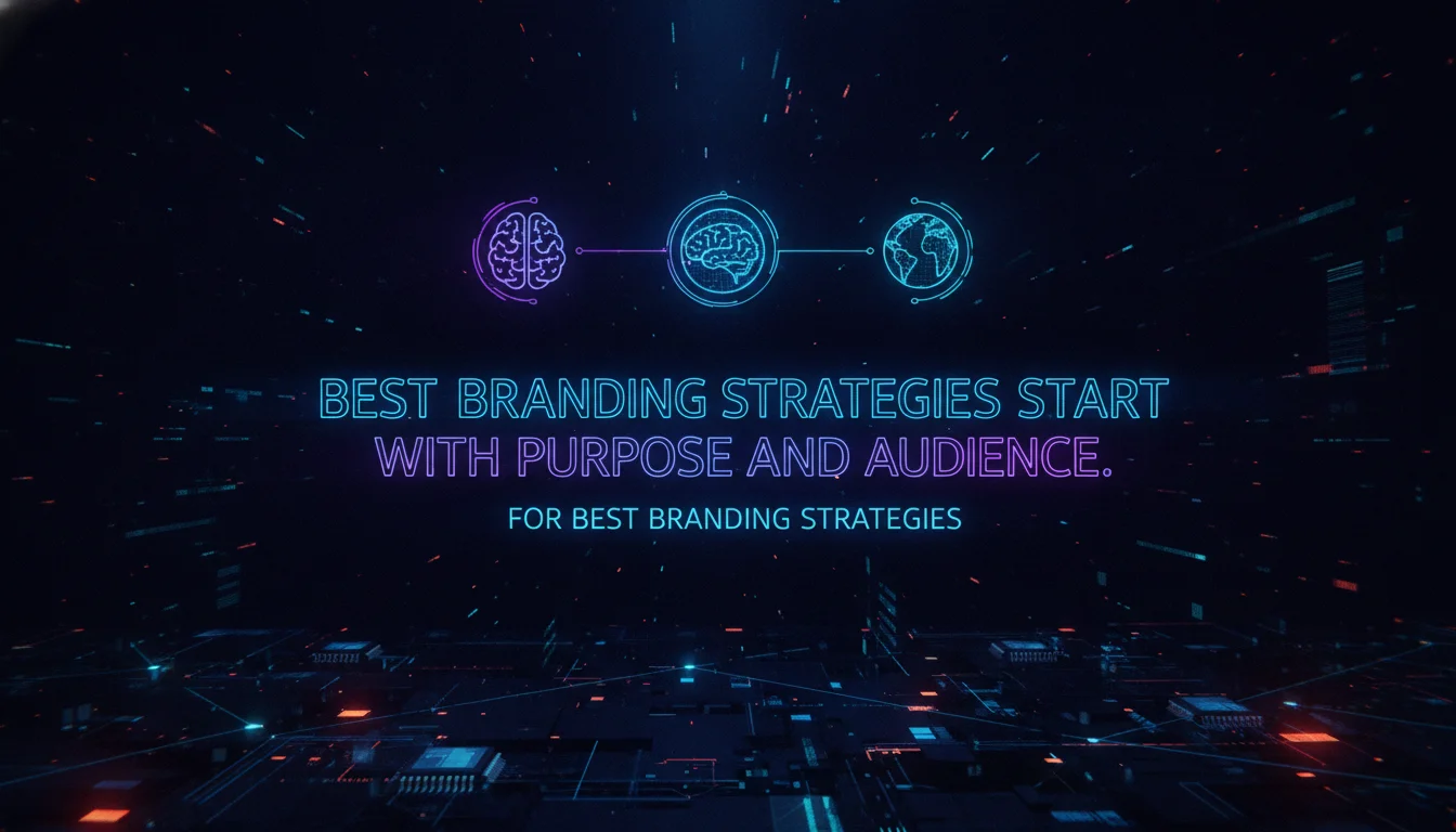 Best Branding Strategies Start with Purpose and Audience — illustrated overview