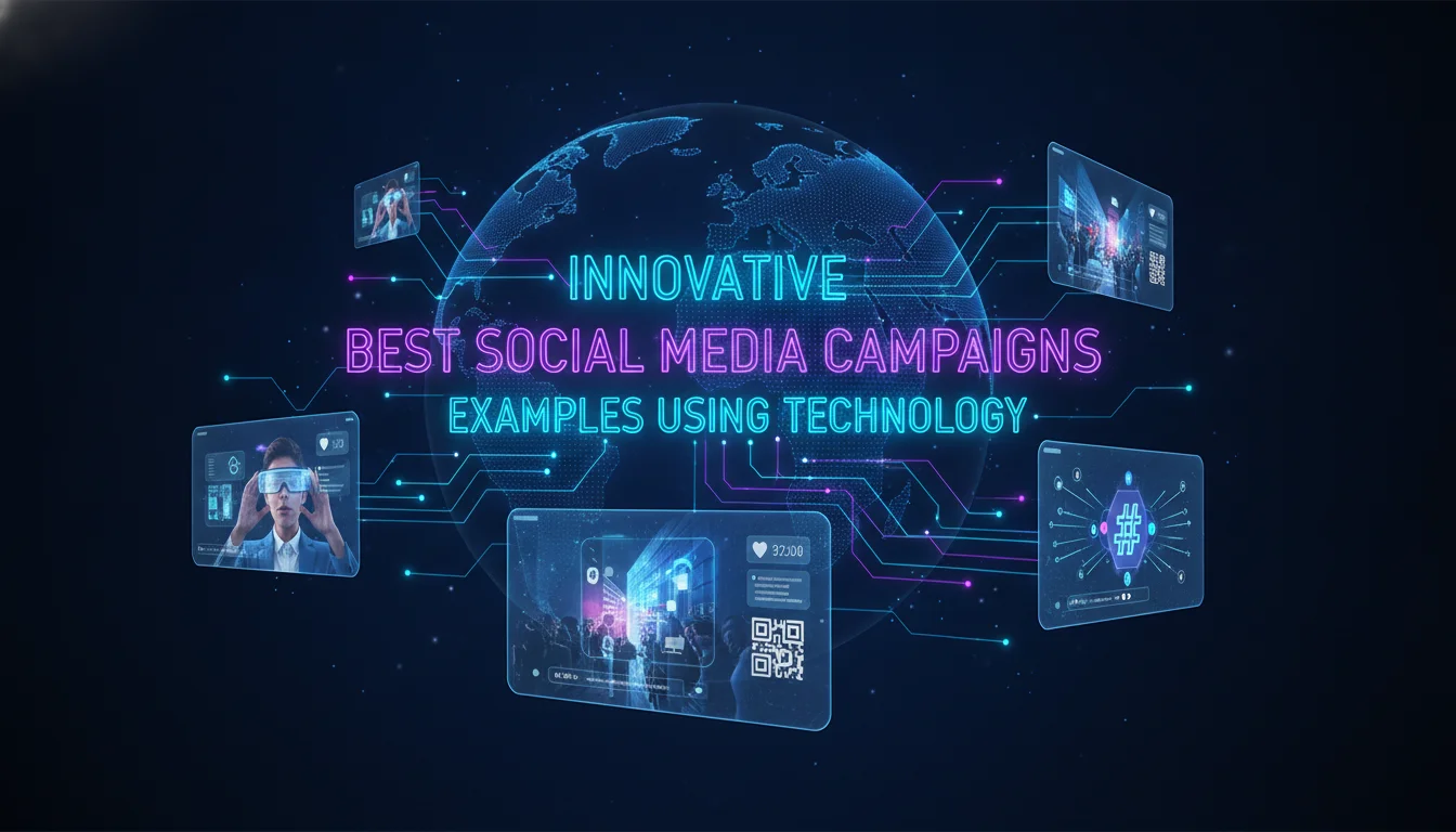 Visual guide to Innovative Best Social Media Campaigns Examples Using Technology