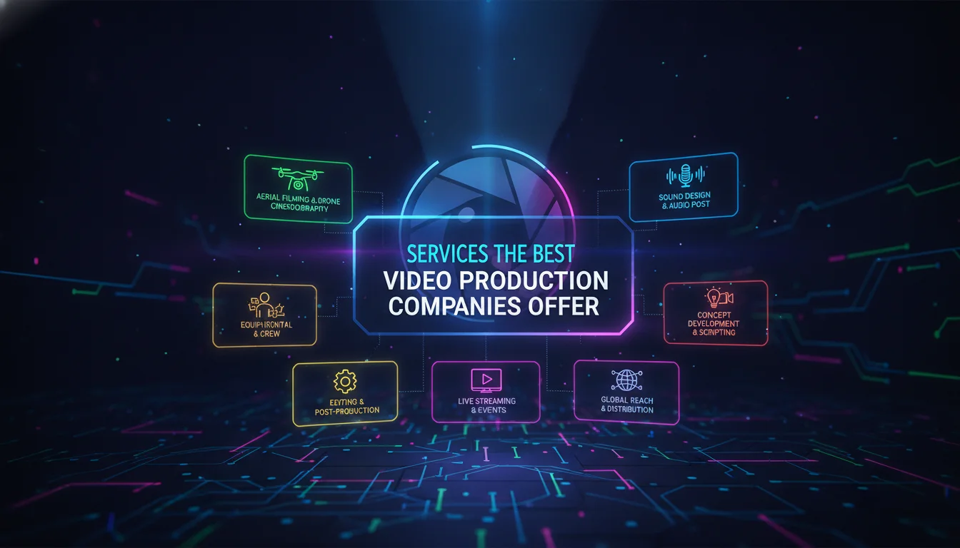 Concept illustration for Services the Best Video Production Companies Offer