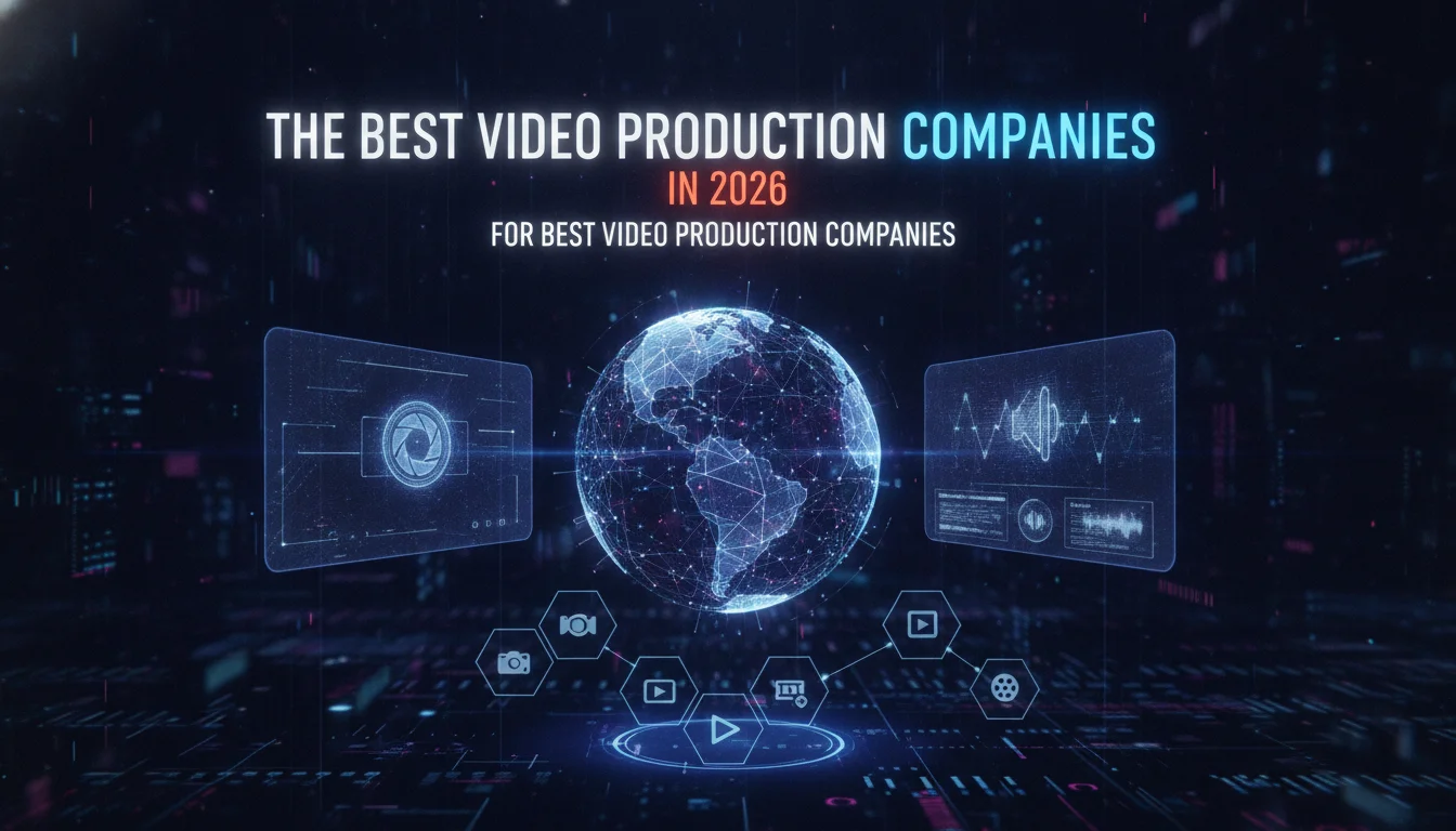 The Best Video Production Companies in 2026 — illustrated overview