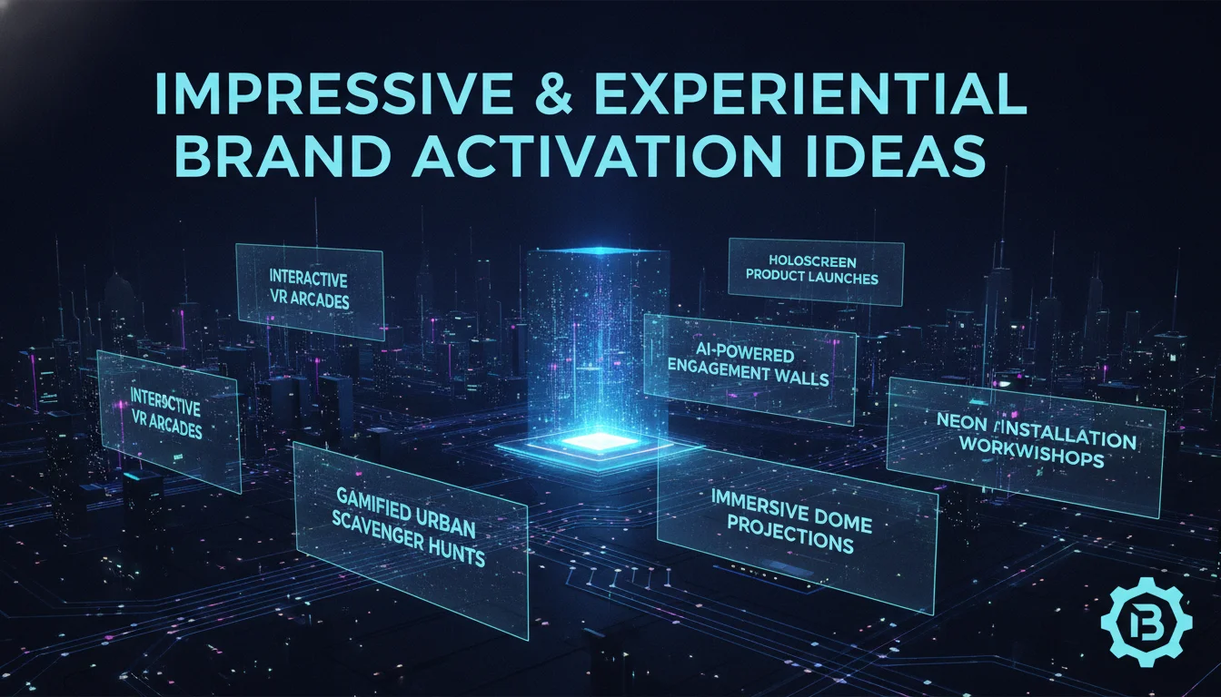Concept illustration for Immersive and Experiential Brand Activation Ideas