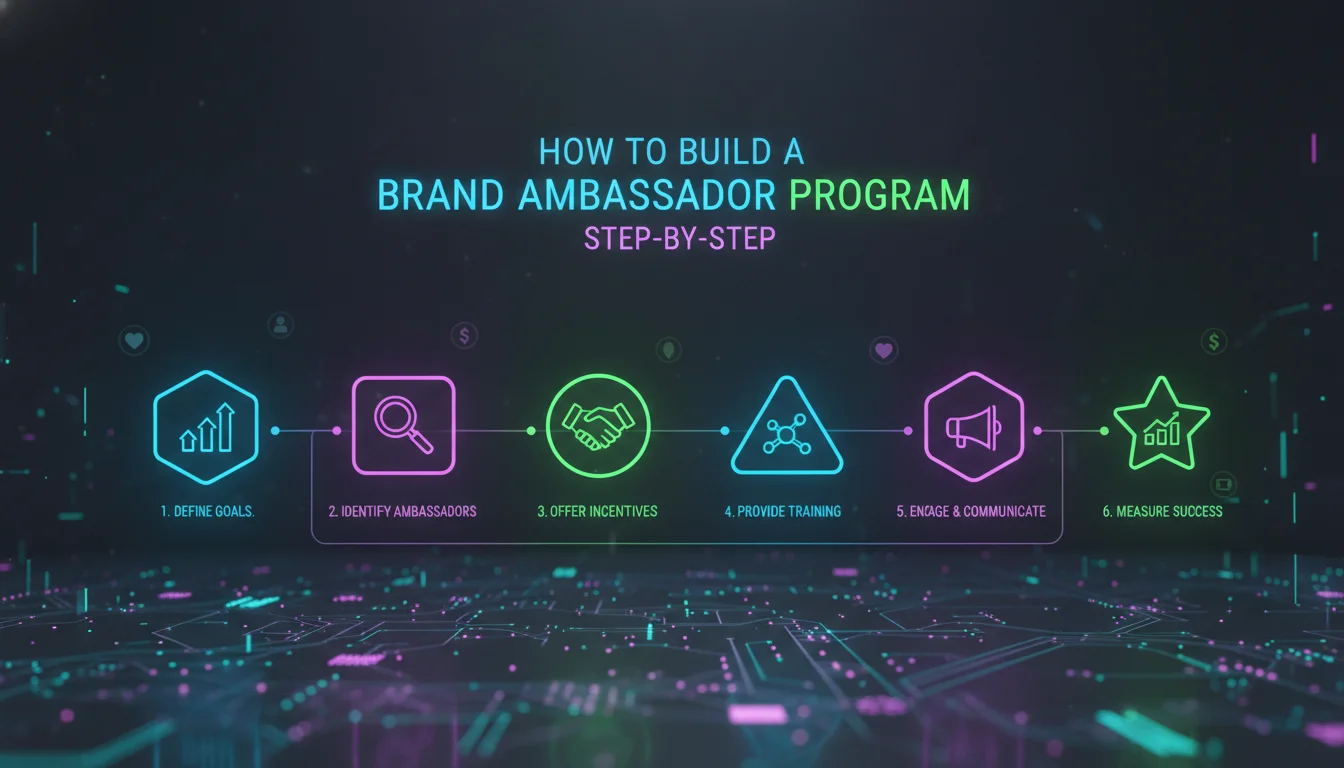 Concept illustration for How to Build a Brand Ambassador Program Step-by-Step