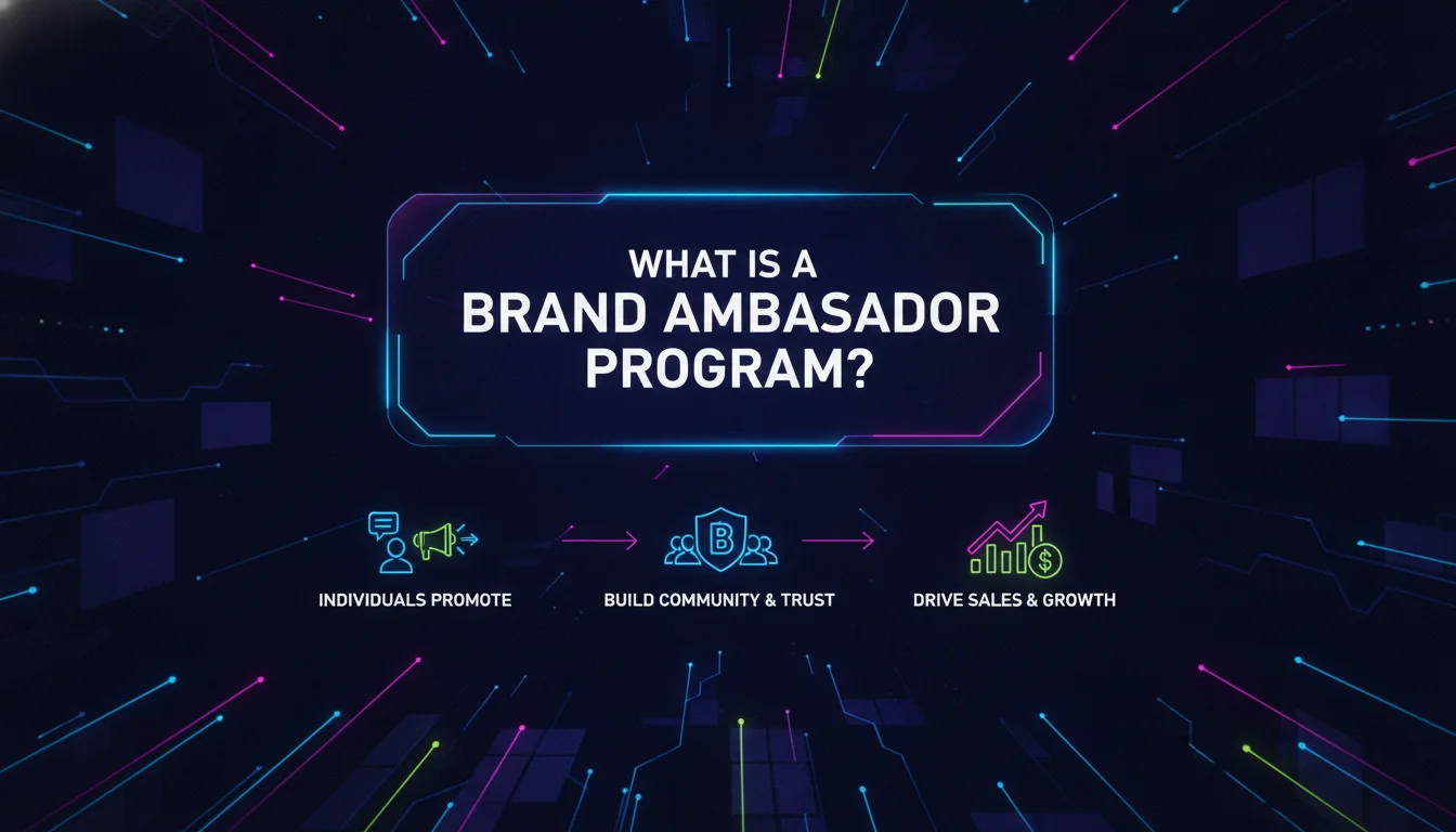 Illustration of What Is a Brand Ambassador Program?
