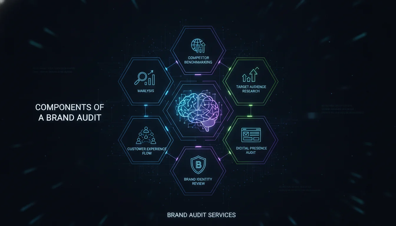 Components of a Brand Audit — illustrated overview