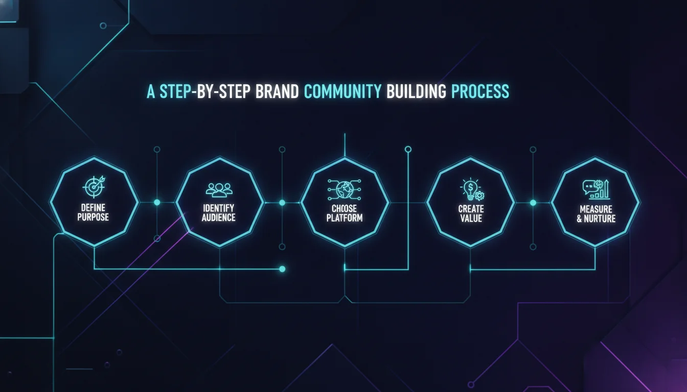 Concept illustration for A Step-by-Step Brand Community Building Process