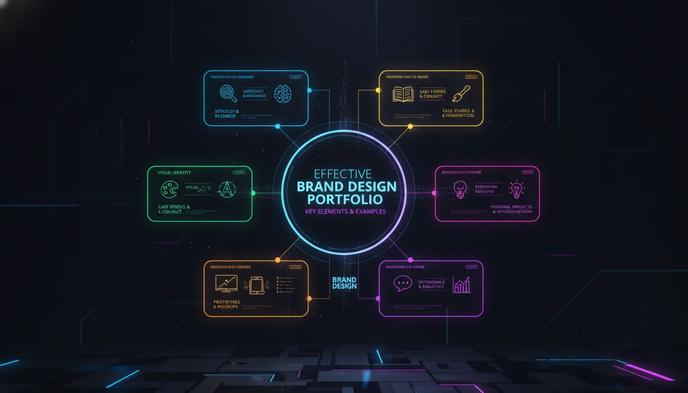 Visual guide to Elements of an Effective Brand Design Portfolio
