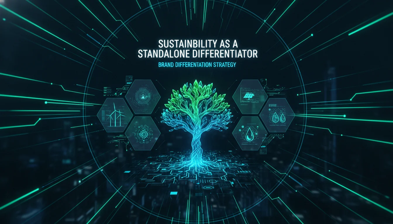 Concept illustration for Sustainability as a Standalone Differentiator