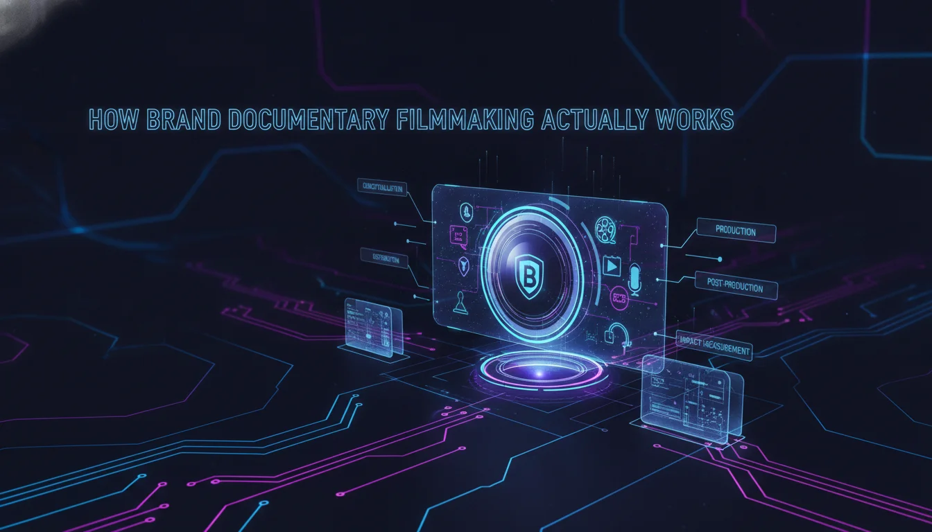 How Brand Documentary Filmmaking Actually Works — illustrated overview