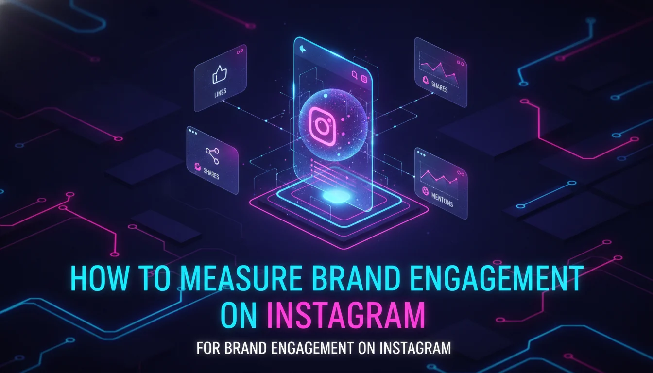 How to Measure Brand Engagement on Instagram — illustrated overview