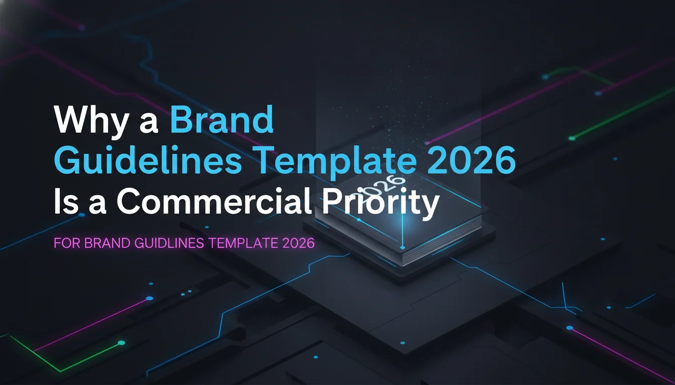 Illustration of 1. Why a Brand Guidelines Template 2026 Is a Commercial Priority
