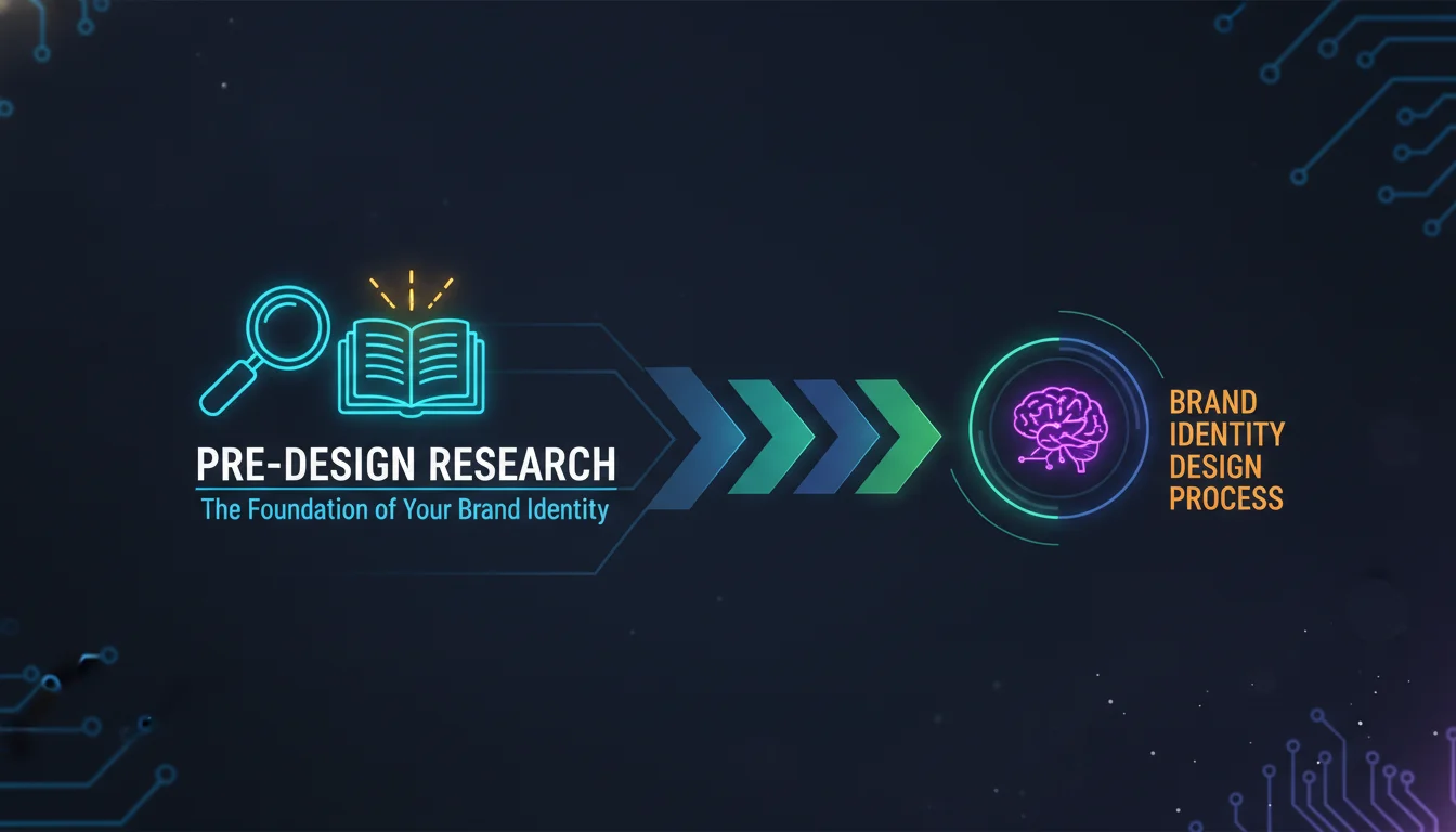Visual guide to Pre-Design Research: The Foundation of Your Brand Identity Design Process