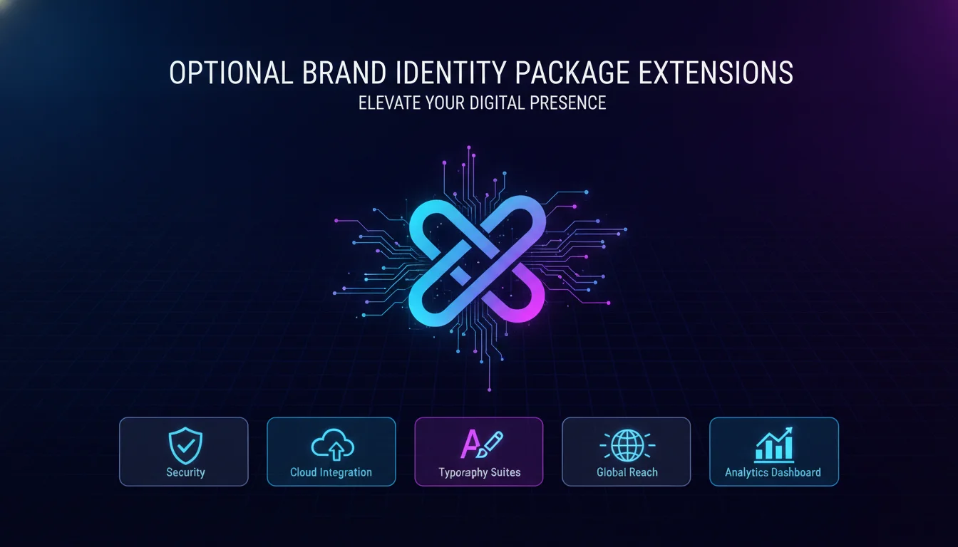Concept illustration for Optional Brand Identity Package Extensions