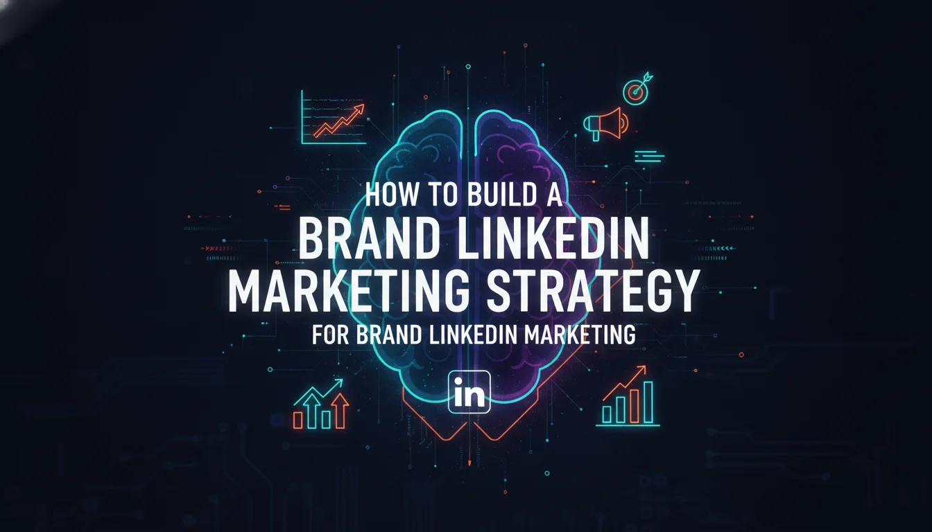 Concept illustration for How to Build a Brand LinkedIn Marketing Strategy