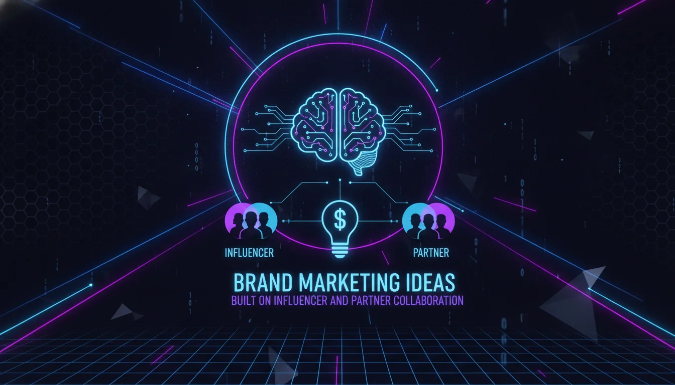 Concept illustration for Brand Marketing Ideas Built on Influencer and Partner Collaboration