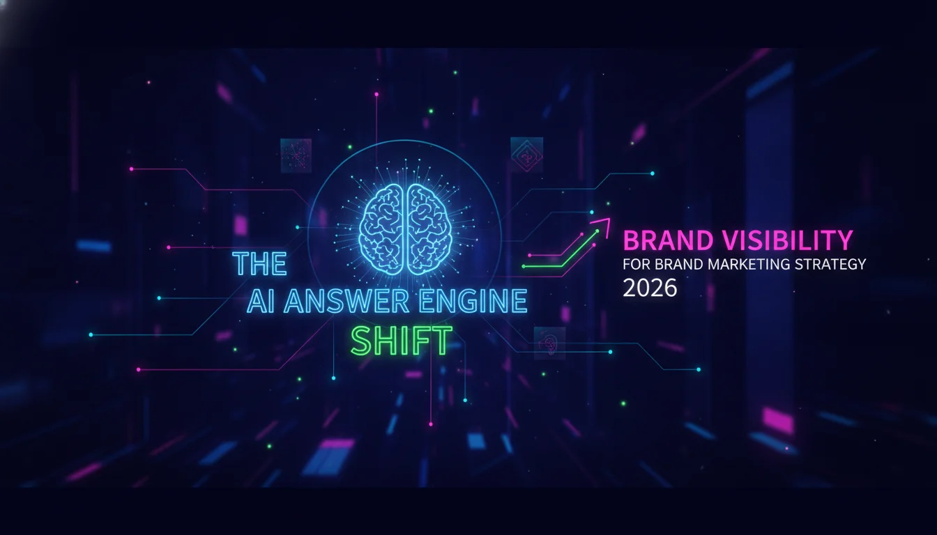 The AI Answer Engine Shift and Brand Visibility — illustrated overview