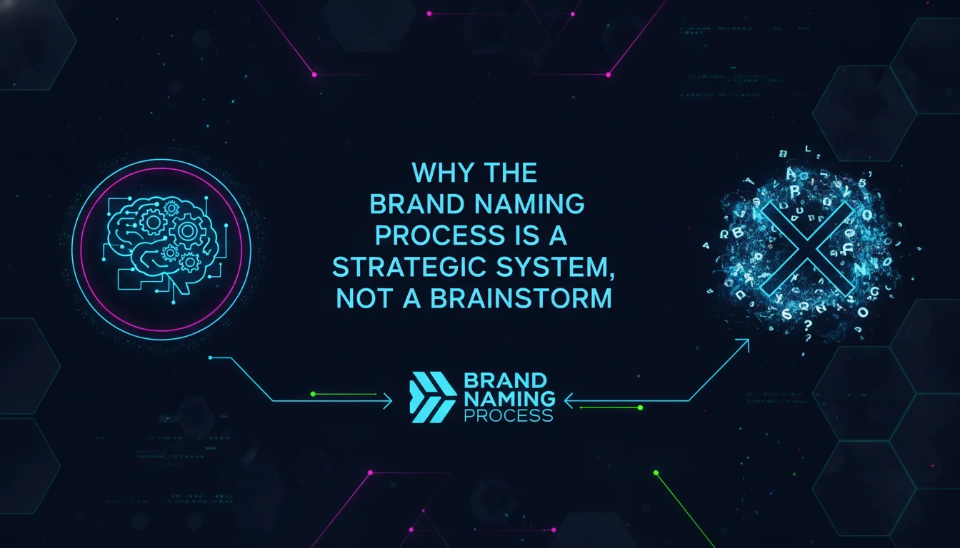 Illustration of Why the Brand Naming Process Is a Strategic System, Not a Brainstorm
