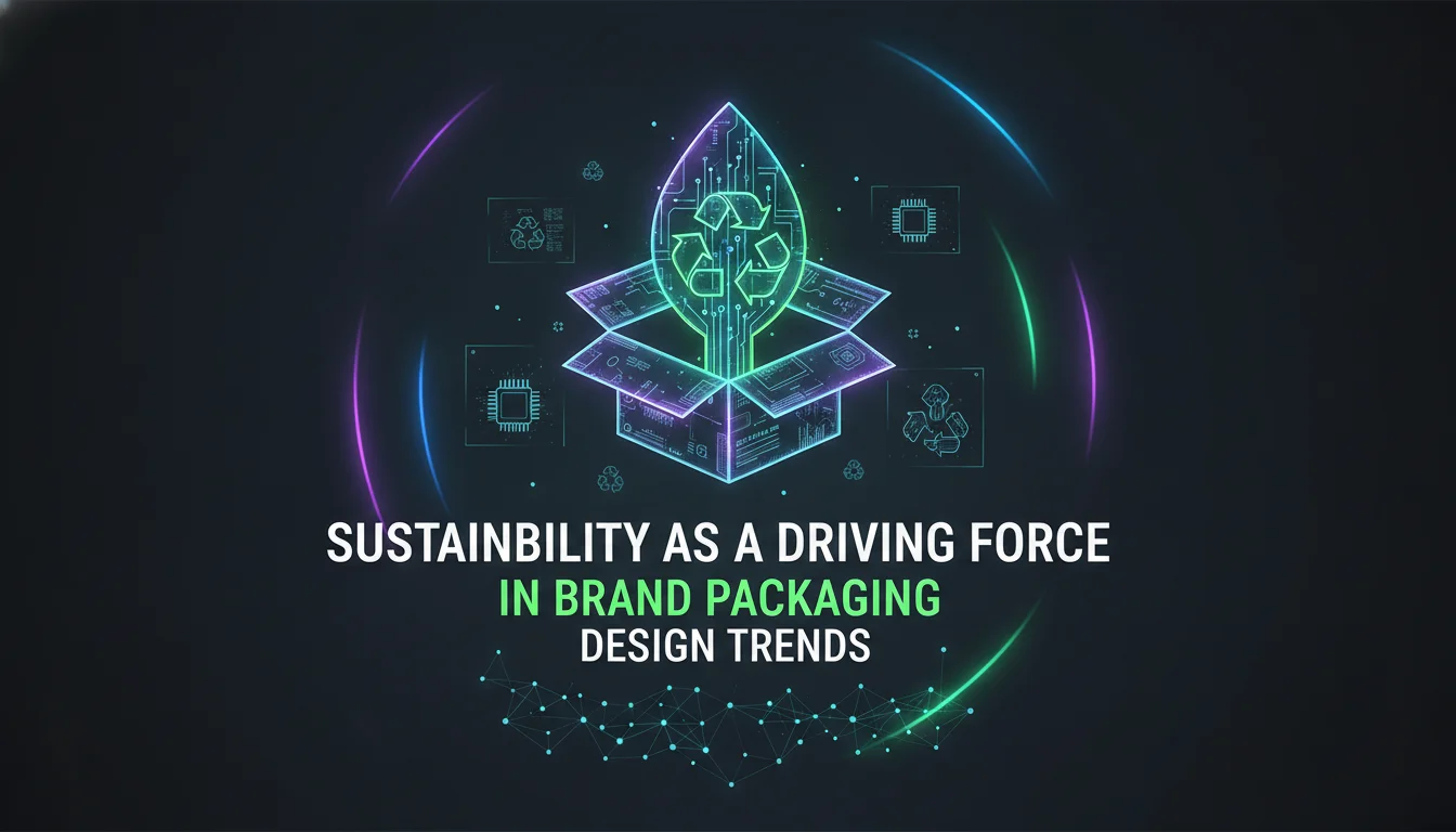 Concept illustration for Sustainability as a Driving Force in Brand Packaging