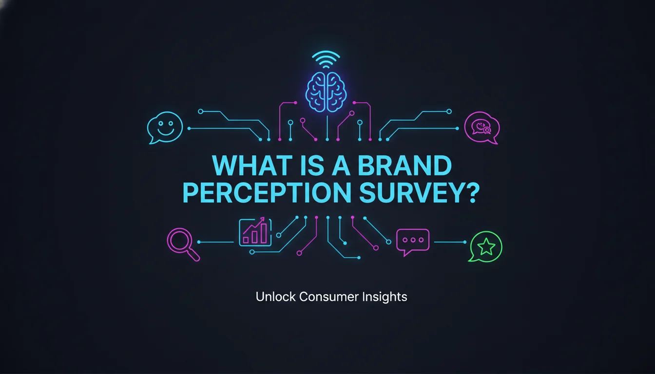 Illustration of What Is a Brand Perception Survey?