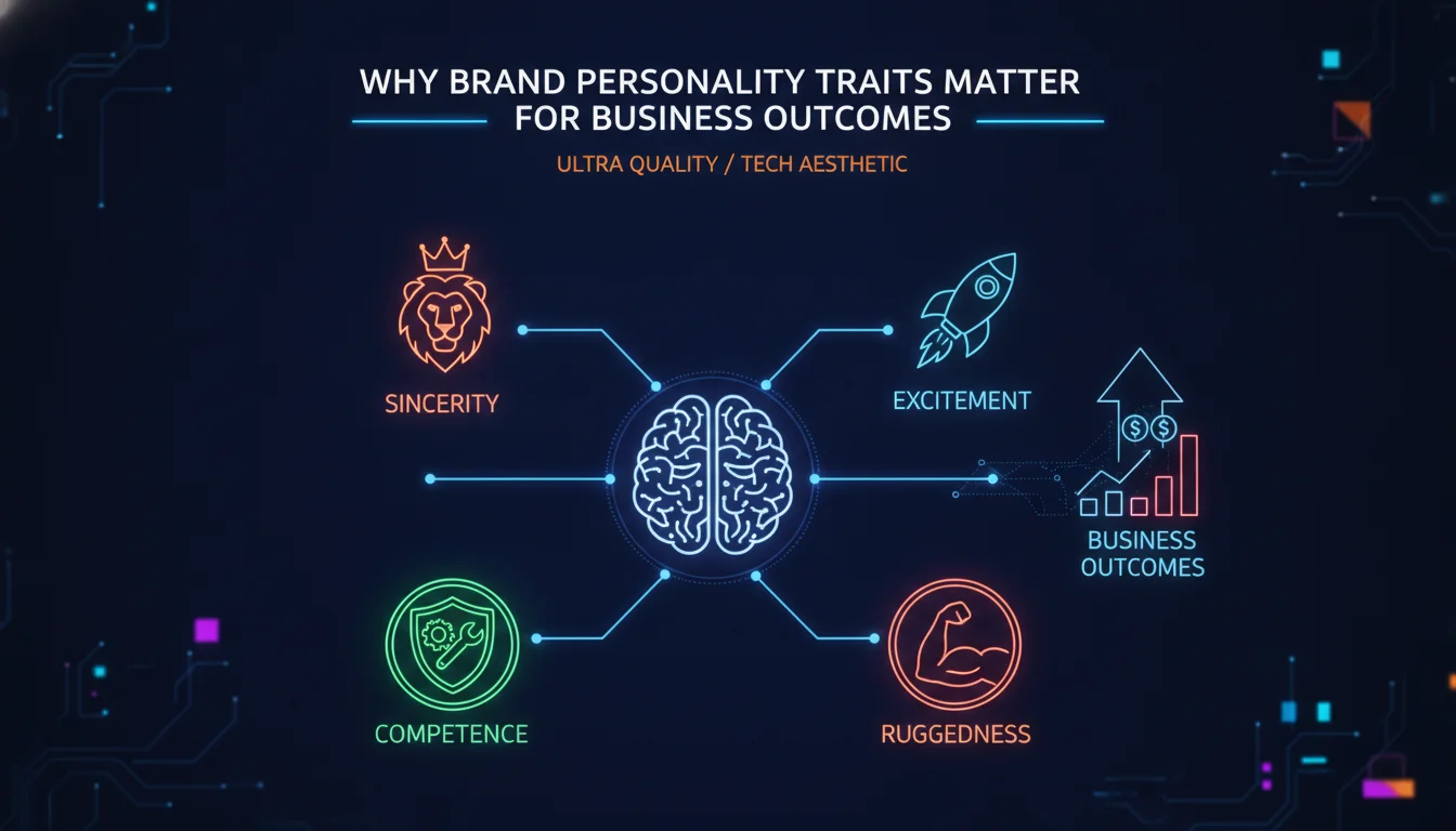 Concept illustration for Why Brand Personality Traits Matter for Business Outcomes