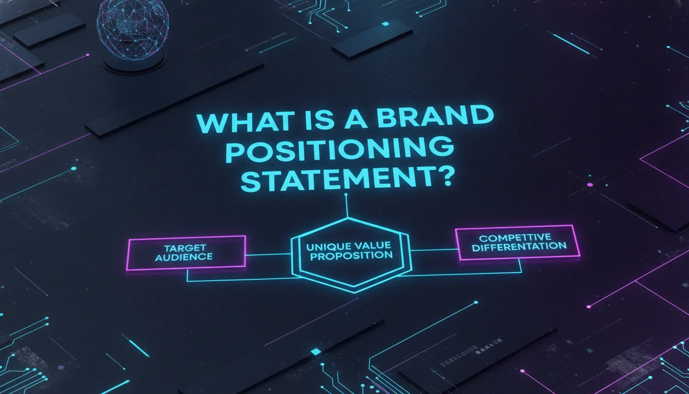 Illustration of What is a Brand Positioning Statement?