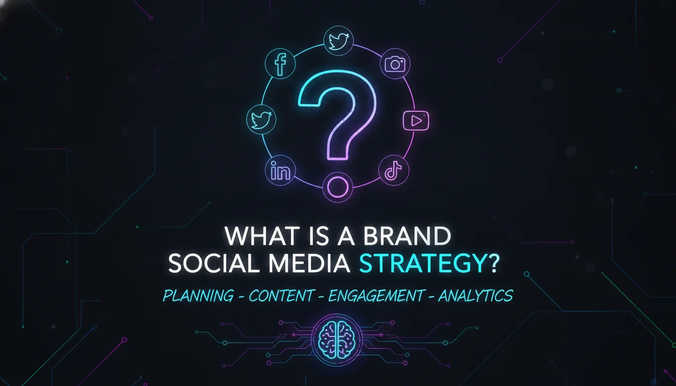 Illustration of What Is a Brand Social Media Strategy?