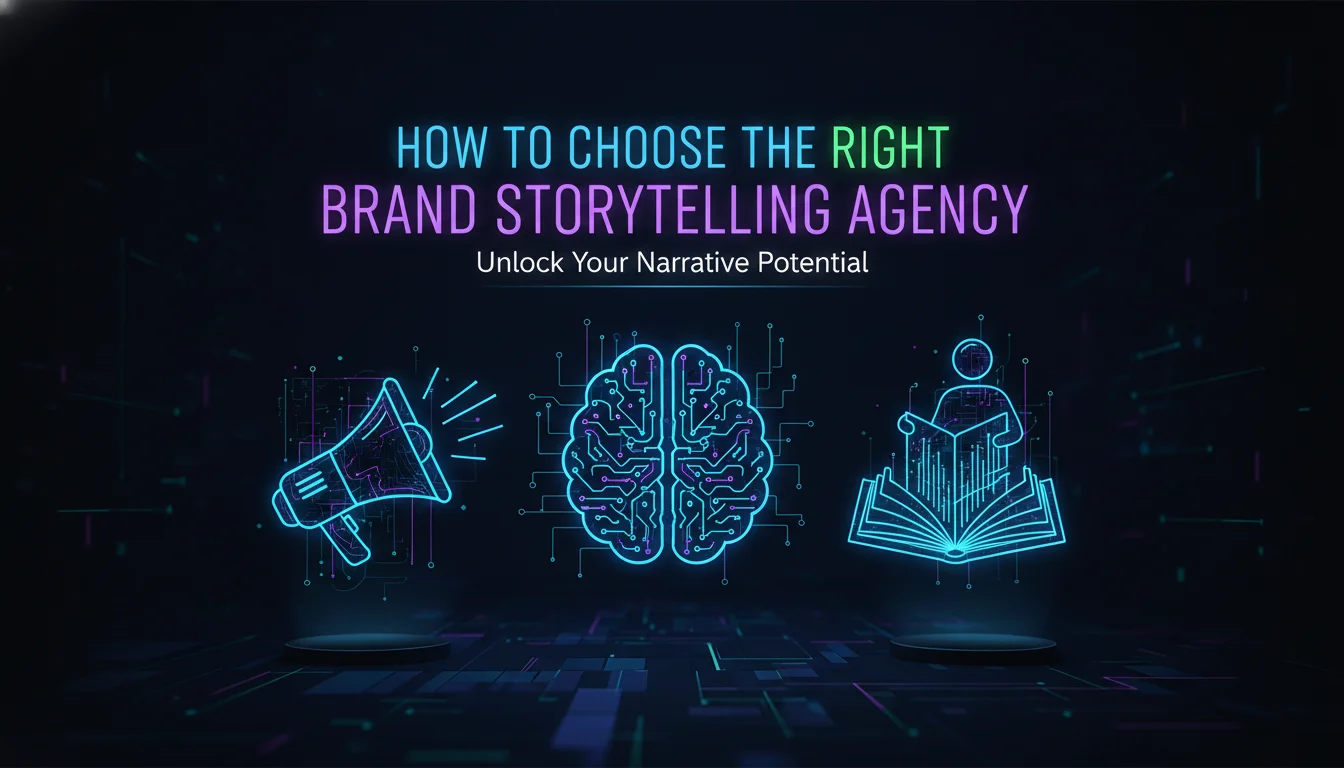 Concept illustration for How to Choose the Right Brand Storytelling Agency