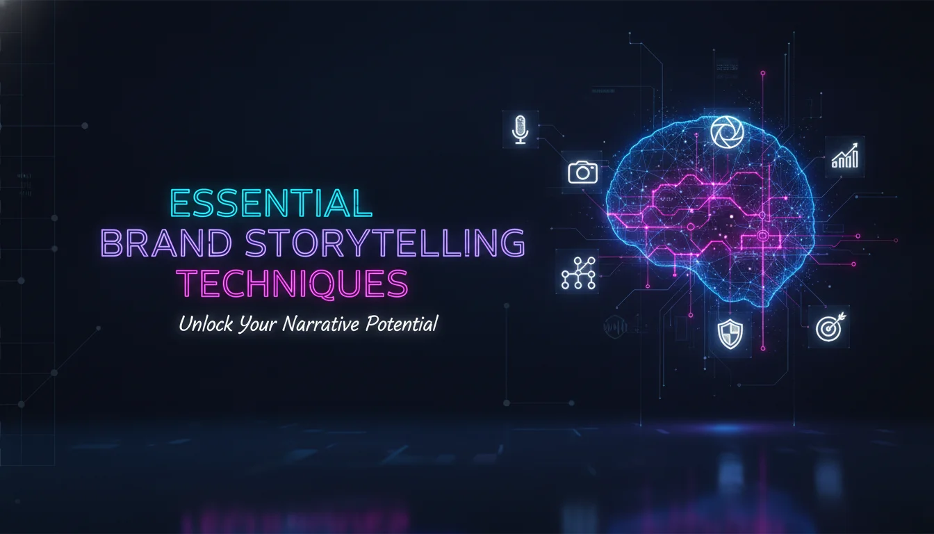 Concept illustration for Essential Brand Storytelling Techniques