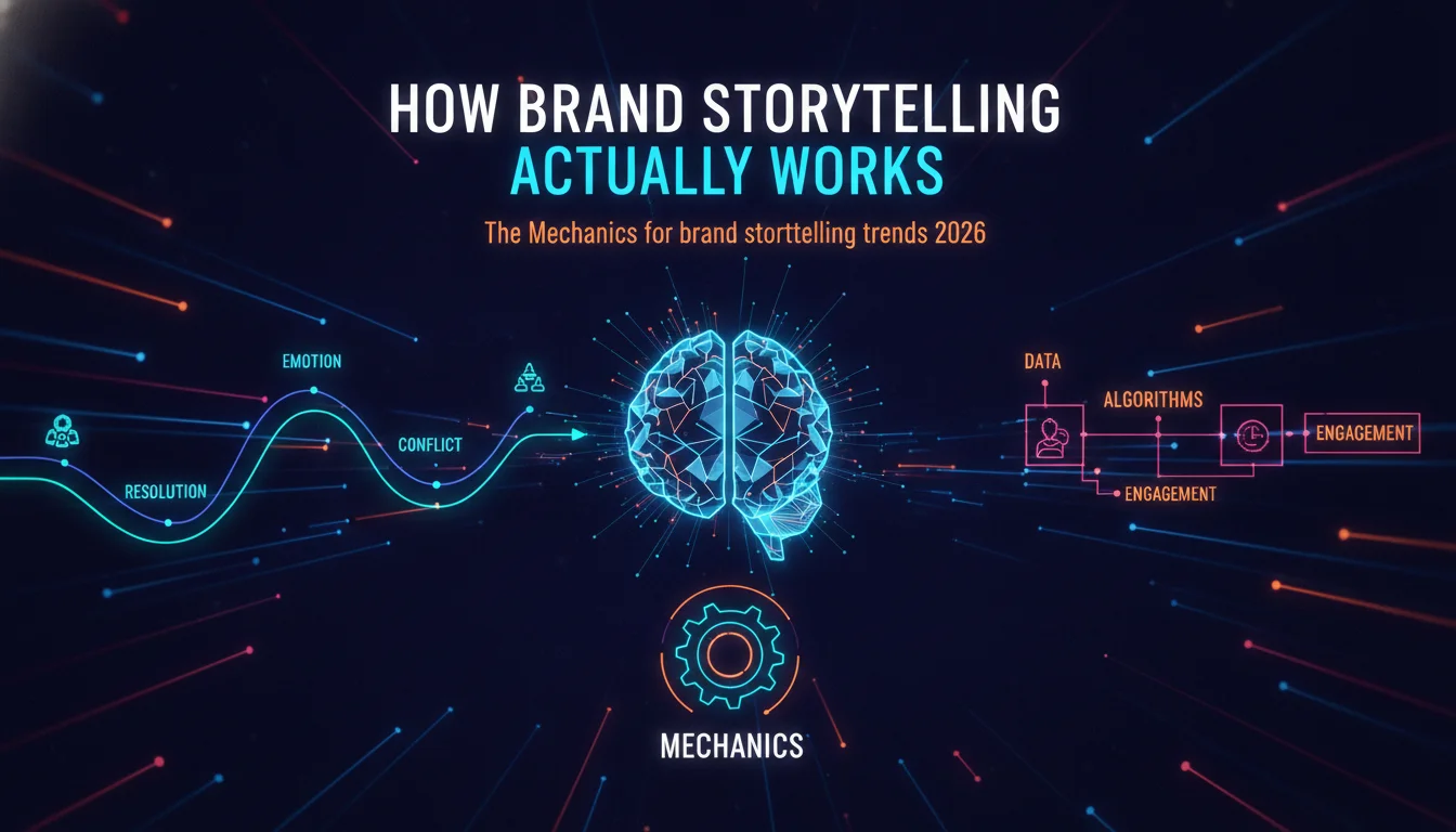 Visual guide to How Brand Storytelling Actually Works: The Mechanics