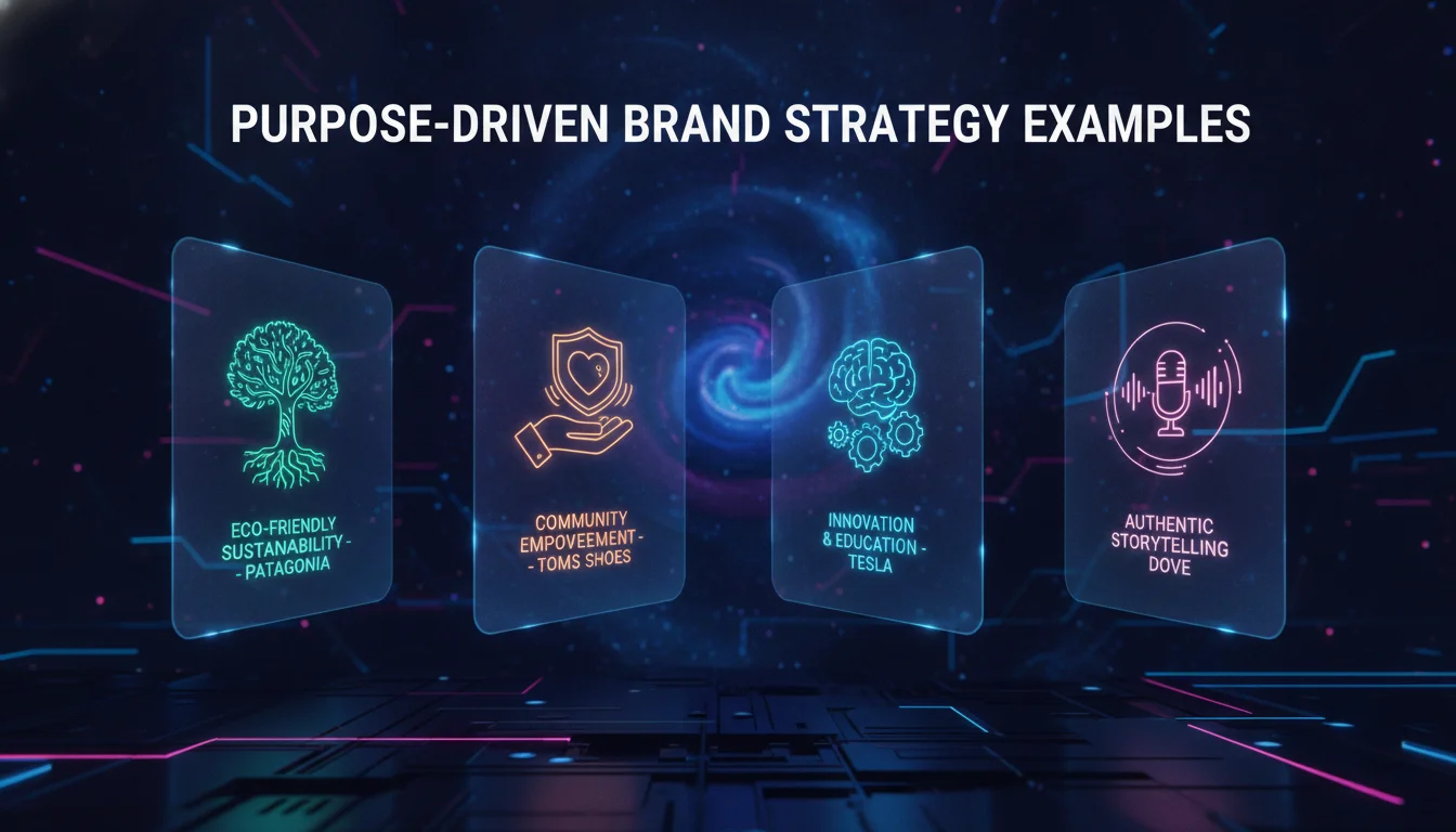 Concept illustration for Purpose-Driven Brand Strategy Examples