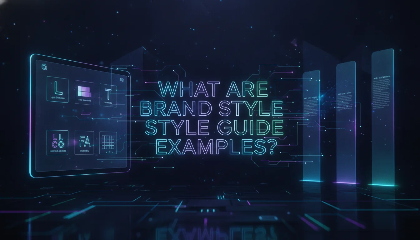 Illustration of What Are Brand Style Guide Examples?