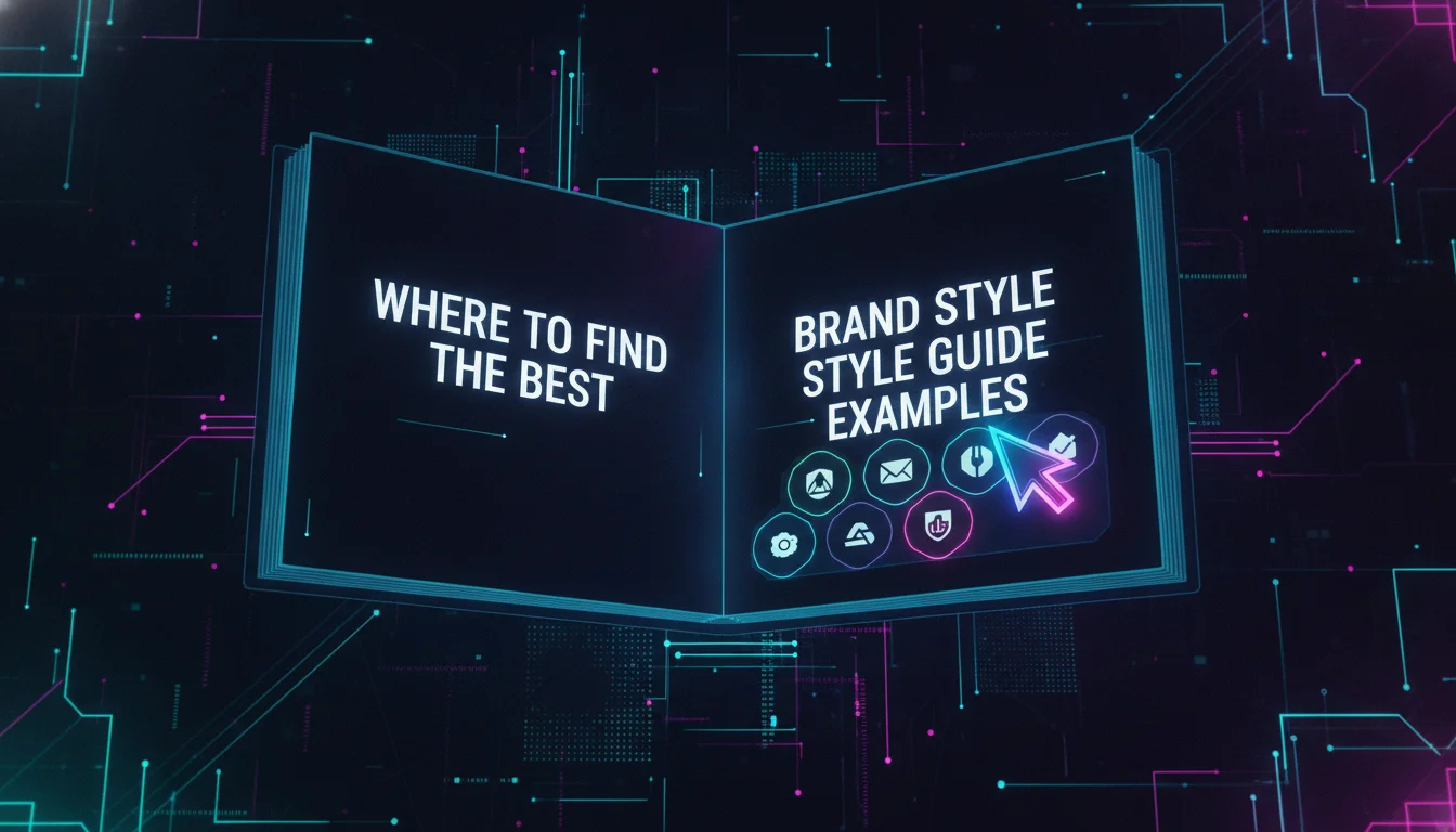 Concept illustration for Where to Find the Best Brand Style Guide Examples