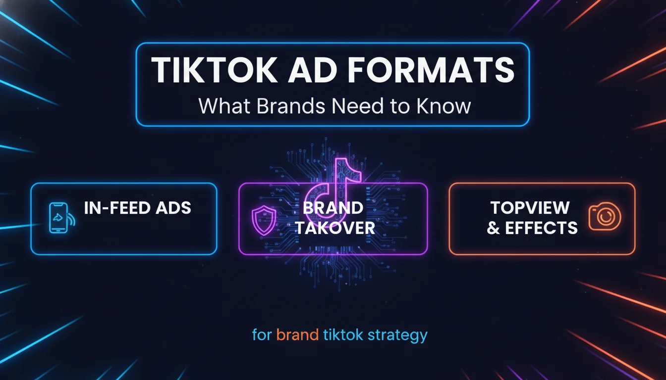 Concept illustration for TikTok Ad Formats: What Brands Need to Know