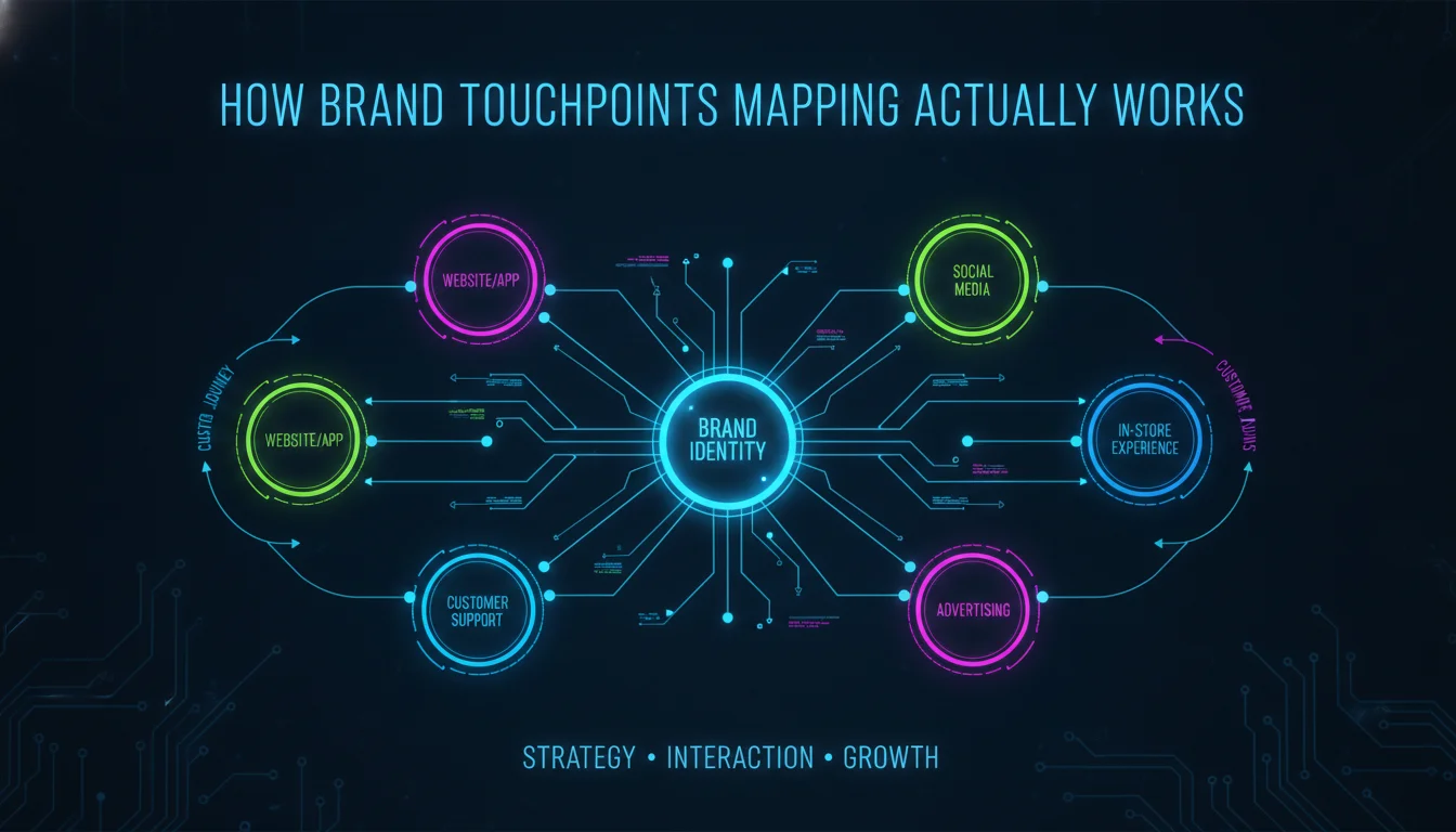 How Brand Touchpoints Mapping Actually Works — illustrated overview