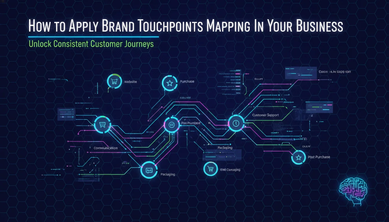 Concept illustration for How to Apply Brand Touchpoints Mapping in Your Business