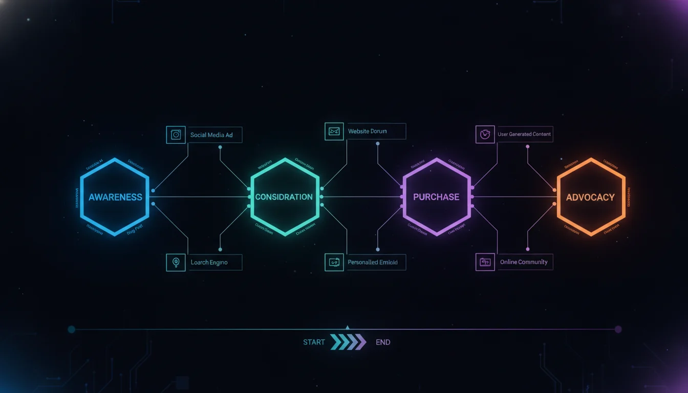 Visual guide to Stages of the Customer Journey