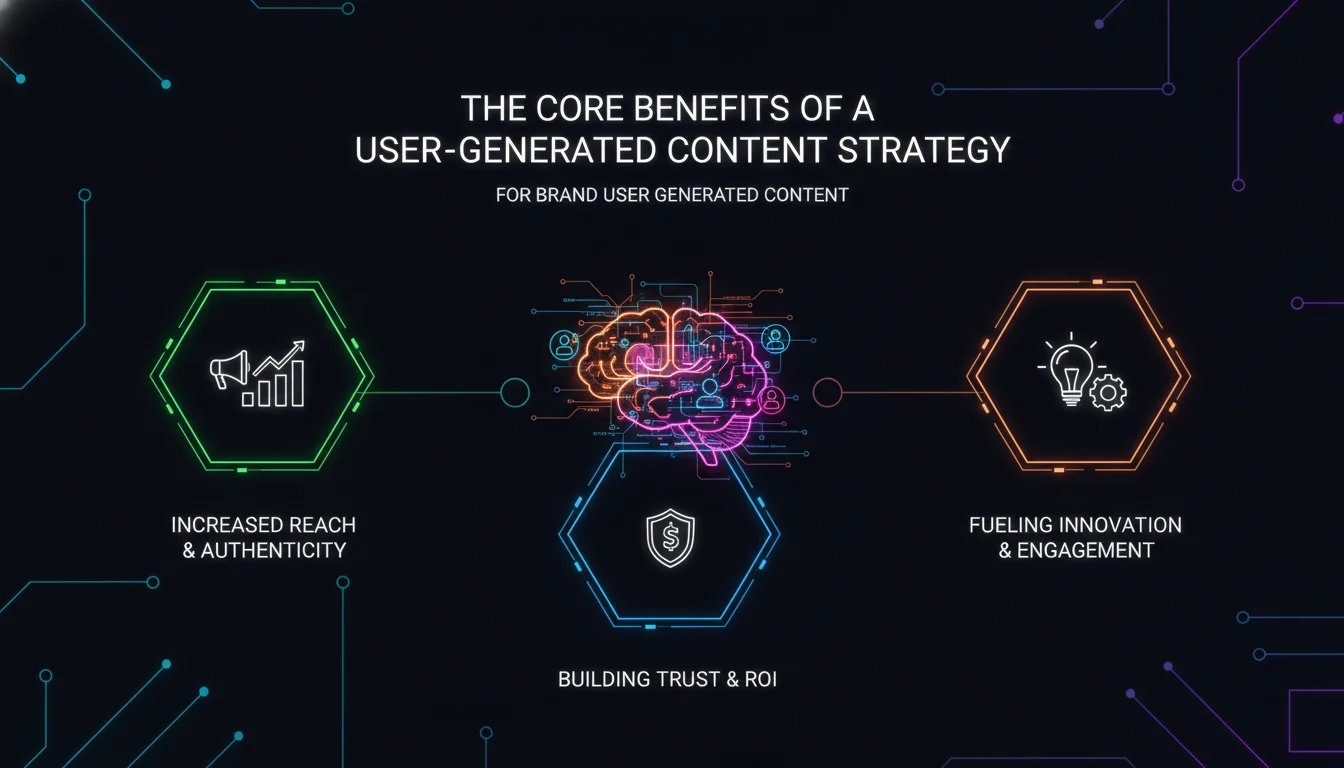 Concept illustration for The Core Benefits of a User-Generated Content Strategy