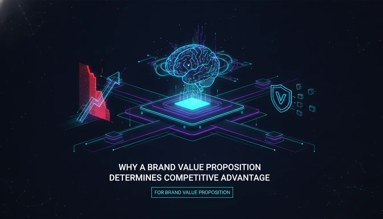 Why a Brand Value Proposition Determines Competitive Advantage — illustrated overview