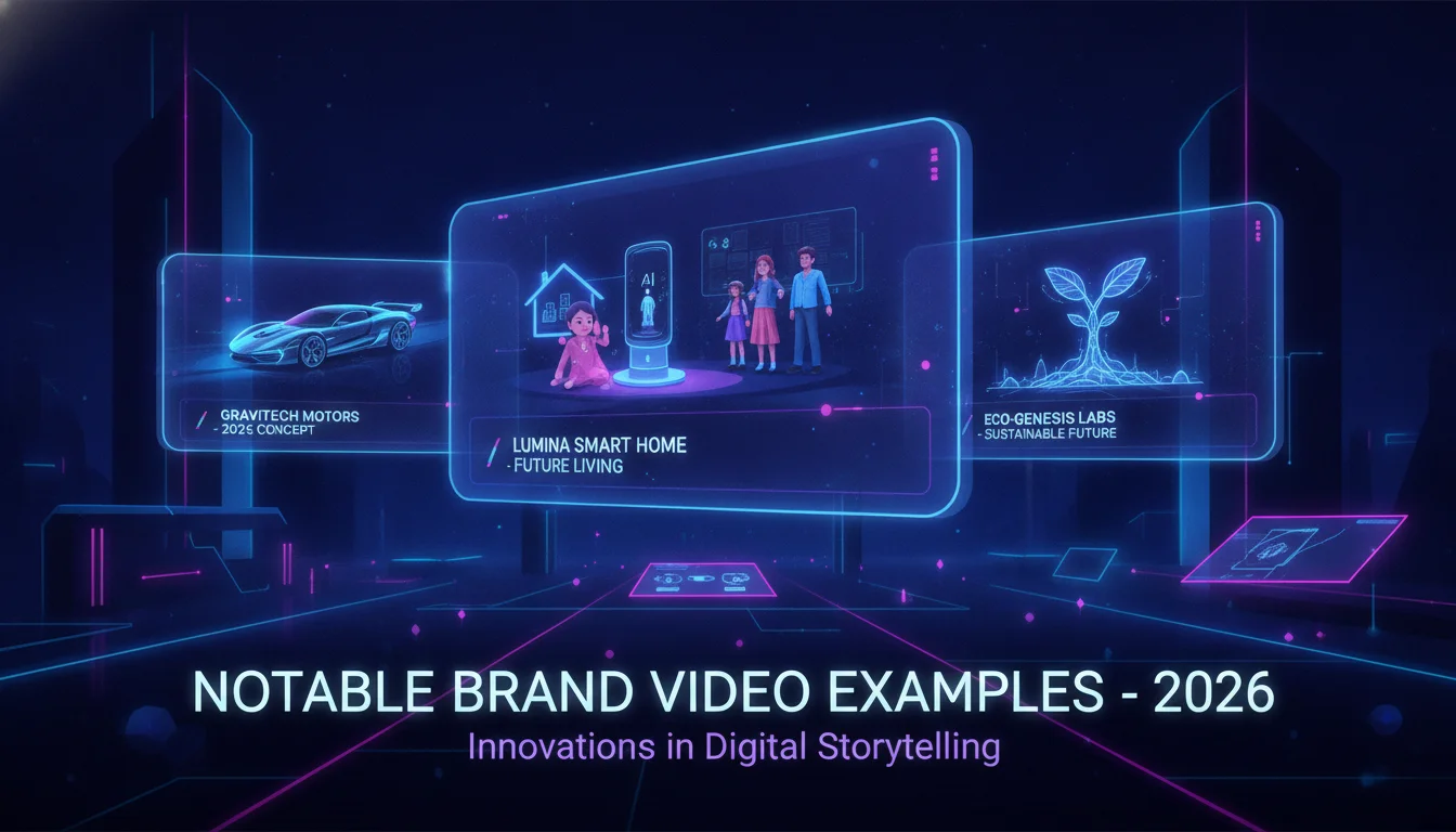 Visual guide to Notable Brand Video Examples from 2026