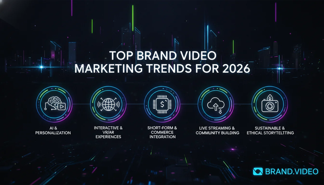 Top Brand Video Marketing Trends for 2026 — illustrated overview
