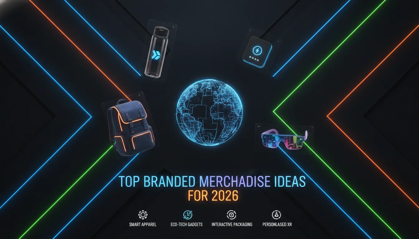 Concept illustration for Top Branded Merchandise Design Ideas for 2026