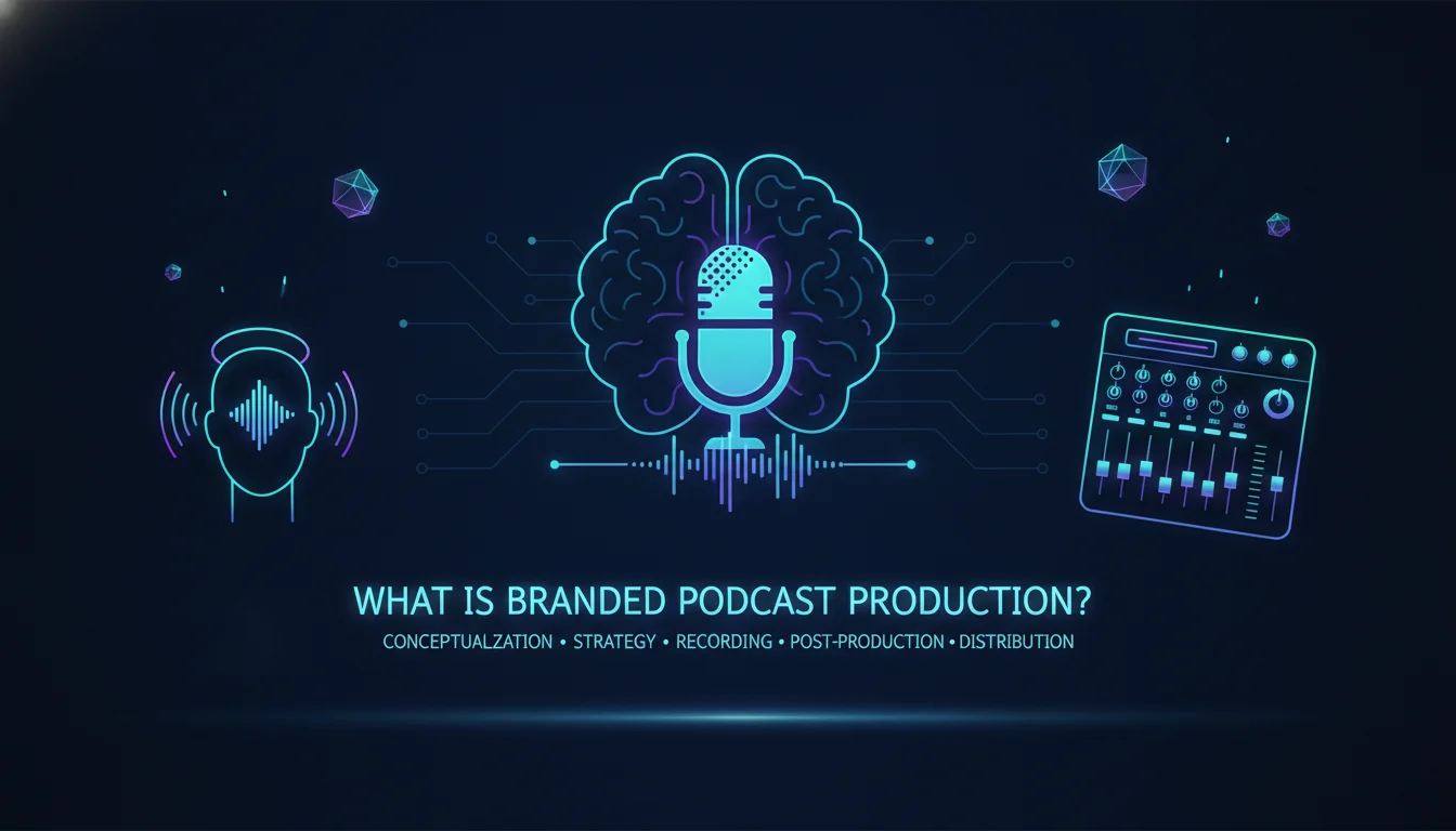 Illustration of What Is Branded Podcast Production?