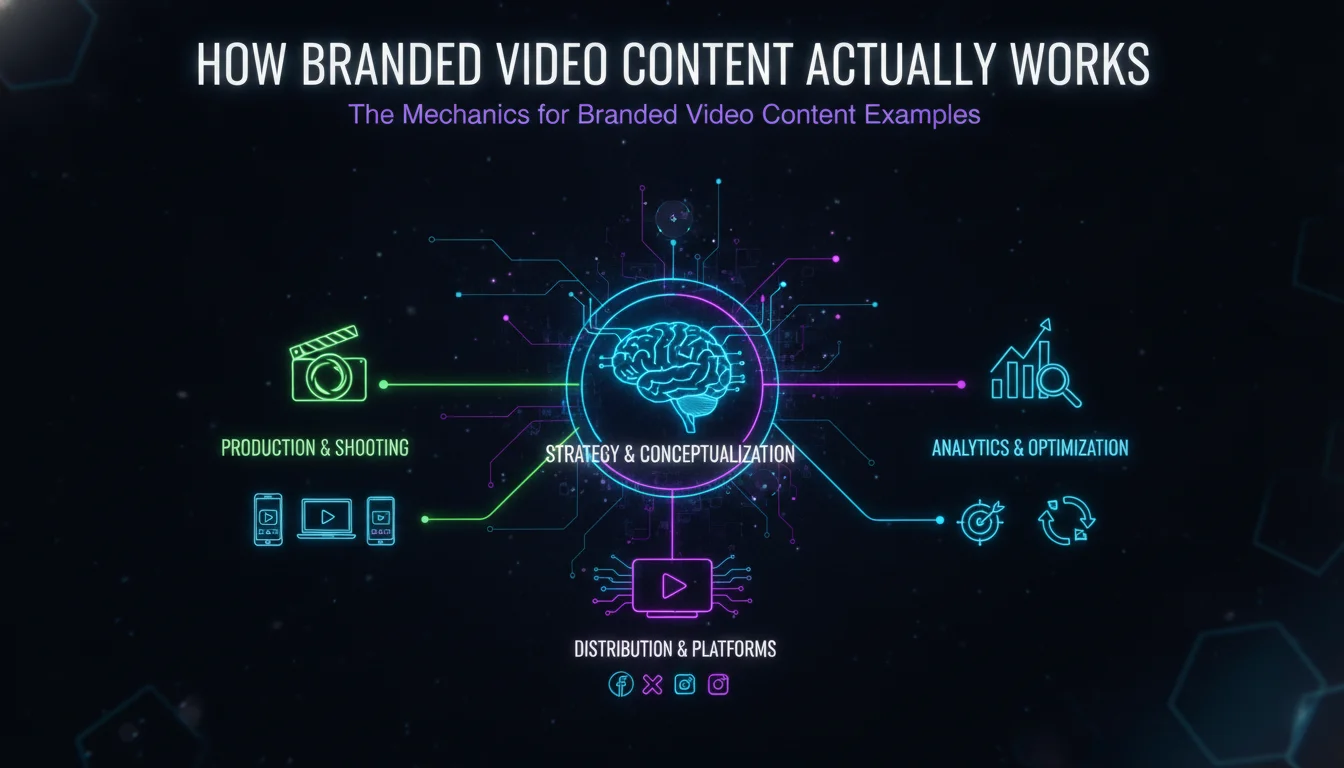 Concept illustration for How Branded Video Content Actually Works: The Mechanics
