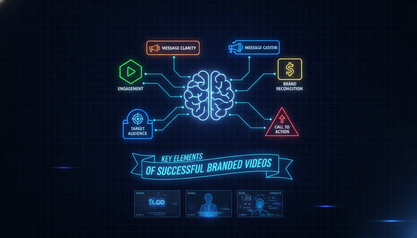 Key Elements of Successful Branded Videos — illustrated overview