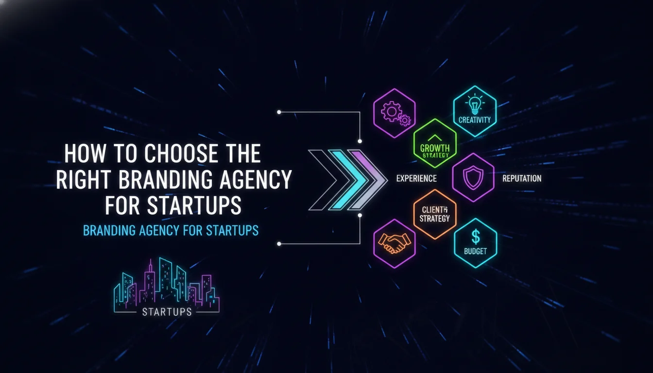 Visual guide to How to Choose the Right Branding Agency for Startups