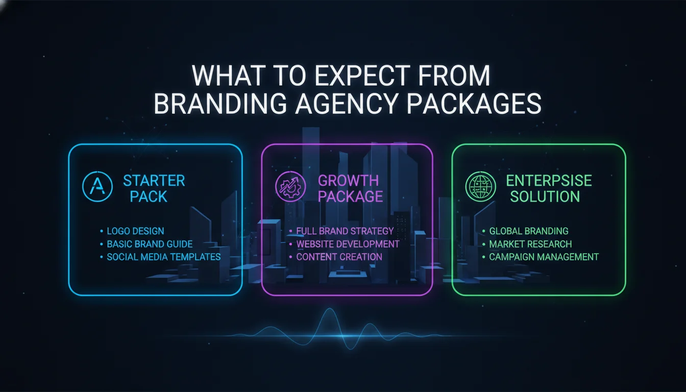 Visual guide to What to Expect from Branding Agency Packages