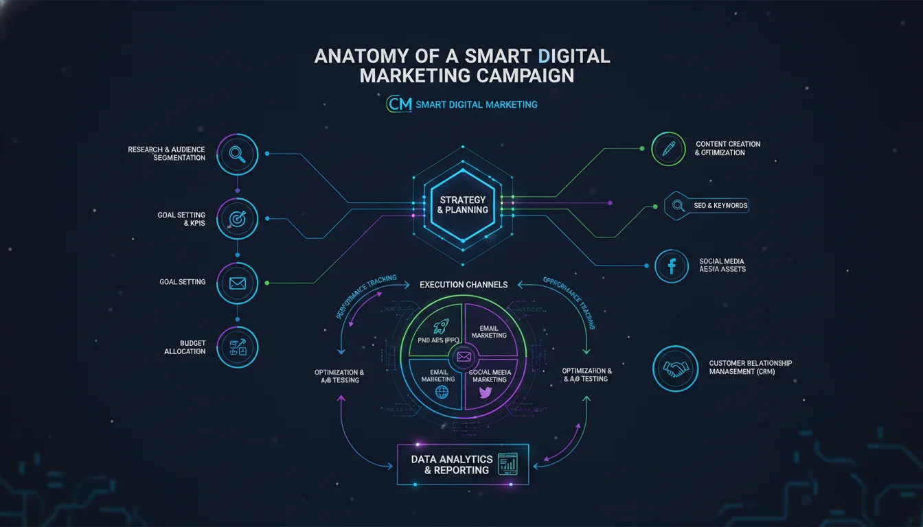 Concept illustration for Anatomy of a Smart Digital Marketing Campaign