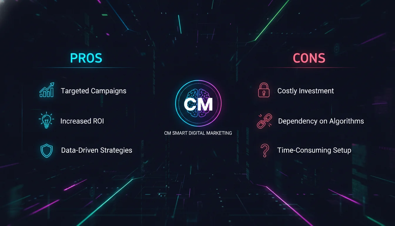 Visual guide to Pros and Cons of CM Smart Digital Marketing
