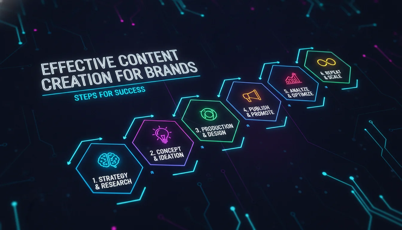 Steps for Effective Content Creation — illustrated overview